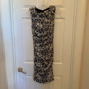 Nicole Miller Black & White BodyCon Dress